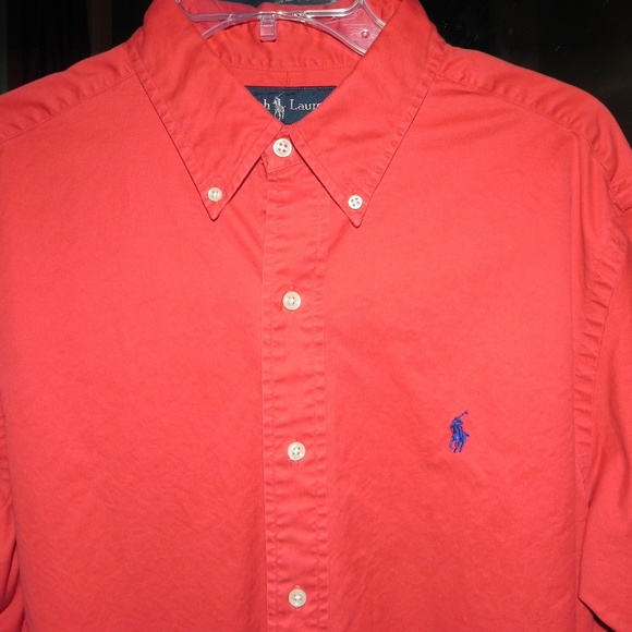 Men's Ralph Lauren Dress Shirt Size L Classic Fit - Picture 2 of 5